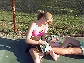 Stinky wet tennis feet