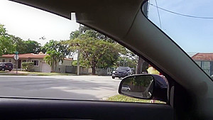 Stranded teen 18+ Blows Cock In Parking Lot Pov