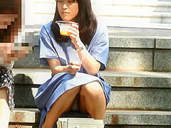 Street Sitting Upskirt Japanese