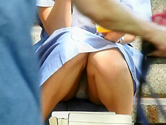 Street Sitting Upskirt Japanese