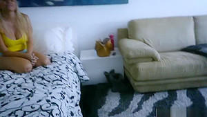 Stretching Out His Nubile Stepmom Vanessa Cage