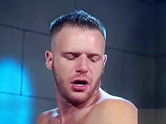 Stud swallows hunks thick cock and fistfucked hardcore