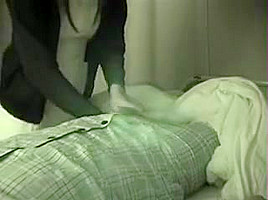 Stunning Japanese Nurse Fulfills Her Desire For Hard Meat O