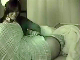 Stunning Japanese Nurse Fulfills Her Desire For Hard Meat O