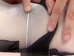 Subtitles - Japanese babe Ririka Suzuki open her juice pussy