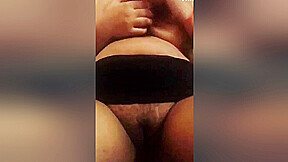 Super Cute Girlfriend Pressing His Big Boobs