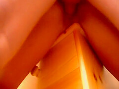 Superb German teen 18+ Eating Warm Cum From Her Horny Stepdad