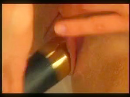 Swedish beauty masturbates in shower Retro
