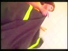 Swedish beauty masturbates in shower Retro