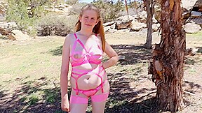 Take A Look Down My Vagina  (white Gold) Naked In Public
