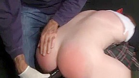 Tall redheaded kilted cop bound gagged stripped and