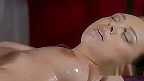 Tanned Brunette Fingeres Hot Masseuse