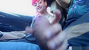 Tattooed Babe Candy Doll Fucks Outdoor