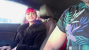 Tattooed Babe Candy Doll Fucks Outdoor