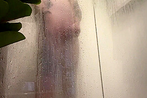 Tattooed Trans Girl Plays With Herself In The Shower 13 Min
