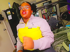 Teacher In Ripped Yoga Pants Humiliates & Fucks Her Horny Step Son Jade J