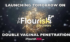 Teaser Ebony Threesome Double Vaginal Penetration of Mena Carlisle