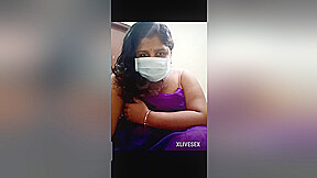 Telangana Telgu Married Aunty Show His Nature Boobs
