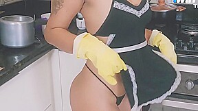 The Hot Maid Let Me Give Her Ass!