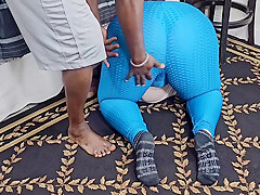 The Neighbor Found Me Stuck Under Bed Fucked Me Then Cum On My Ass & Left
