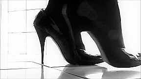 The Sound of Heels #3 - Metal Tip Heels on Tiles [ASMR - Tapping 'n' Shoepl