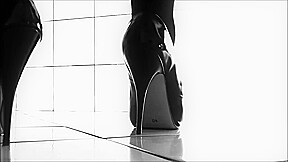 The Sound of Heels #3 - Metal Tip Heels on Tiles [ASMR - Tapping 'n' Shoepl