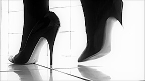The Sound of Heels #3 - Metal Tip Heels on Tiles [ASMR - Tapping 'n' Shoepl