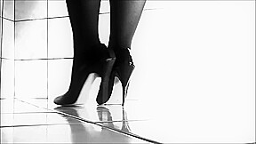 The Sound of Heels #3 - Metal Tip Heels on Tiles [ASMR - Tapping 'n' Shoepl