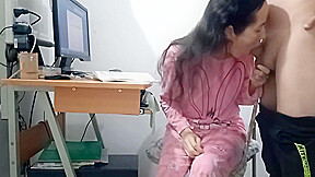 The Stepfather Interrupts Work To Spill His Semen On My Pink Pajamas, After Being Mounted