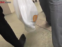 The fantasy of upskirt hunter came true