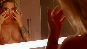 The white-haired nurse in stockings moaning from fucking in the wet pu   