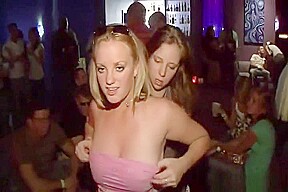 These Party Bunnies Show Their Tits In Live Action