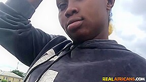 Thick Busty Nigerian College student 18+ Meets Fboy After Class!