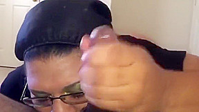 Thick Chick With Glasses Sucking It Up