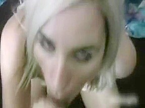 This beauty sucks cock like a beast