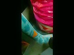 Thong Slip - Spanish girl in the bus wearing Red Thong :-)