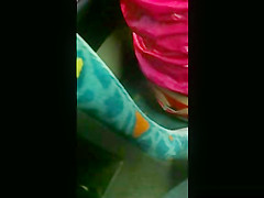 Thong Slip - Spanish girl in the bus wearing Red Thong :-)