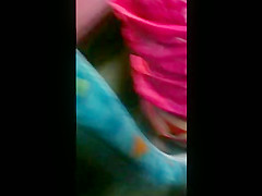 Thong Slip - Spanish girl in the bus wearing Red Thong :-)