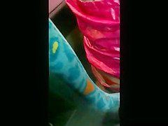 Thong Slip - Spanish girl in the bus wearing Red Thong :-)