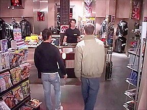 Threesome at the sex shop
