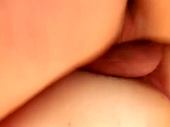 Threesome fucking that wet cunt with two hard peckers