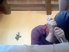 Tied To A Machine Masked And Hooded She Has To Suck A Big Dick