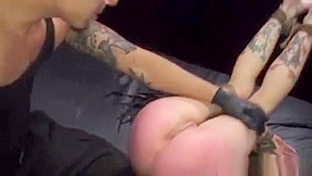 Tied Up teens 18+ Pussy Toyed
