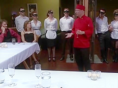 Tied and fucked and public soup course