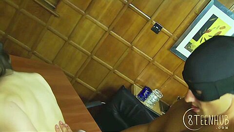Tiffany Doll - 8teenhub - Business Exec Plugs Ass With Toys And Spunk-spraying Dick