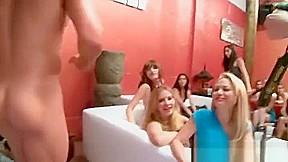Tight Brunette Bends Over and Takes Some Stripper Cock