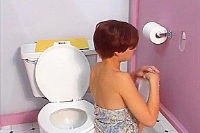 Tight Little Brunette Rubs Her Clit Then Finds A Glory Hole