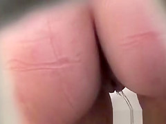 Tight ass pee