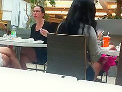 Time Lapse foodcourt legs