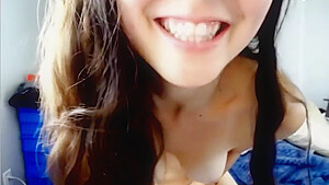 Tiny Cute teen 18+ Moaning And Masturbating On Webcam